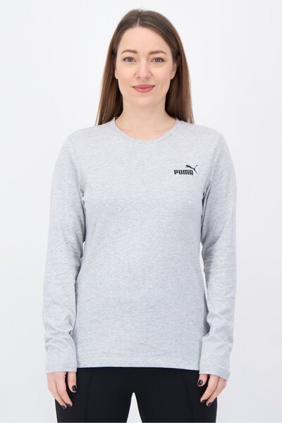 Puma Women Sportswear Fit Long Sleeve Outdoor T-Shirt, Light Grey