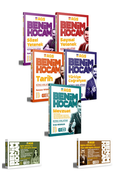 Benim Hocam Yayınları 2026 Akademi Giriş Sınavı (AGS) Konu Anlatım Seti