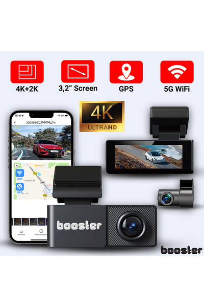 BOOSTER REVIEW Booster SafeDrive Ultra – 4K DashCam with GPS and WiFi
