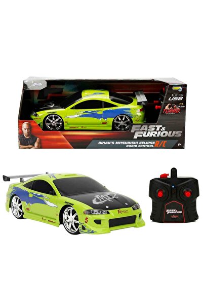 Jada 1:16 Fast &amp; Furious Brian’s Mitsubishi Eclipse USB Şarjlı Uzaktan Ku...