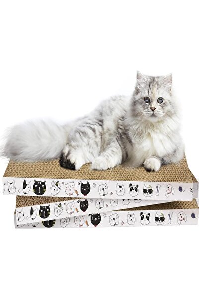 Best Ladies Cat Scratching Board, Scratcher Cardboard, With Large Cat Houses ...