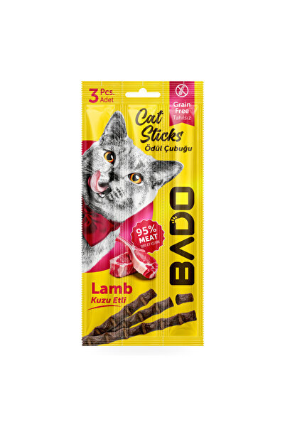 BAD0 Rewards sticks for cats with lamb 3x5 g, BadoVet, 95% meat, Grain Free
