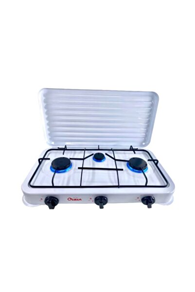 BASE Portable gas stove with 3 burners model 2855 cylinder supply ALB
