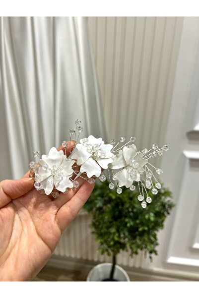 Taşmeran Designed Bridal Head Hair Accessory High Quality Wedding Henna Engag...