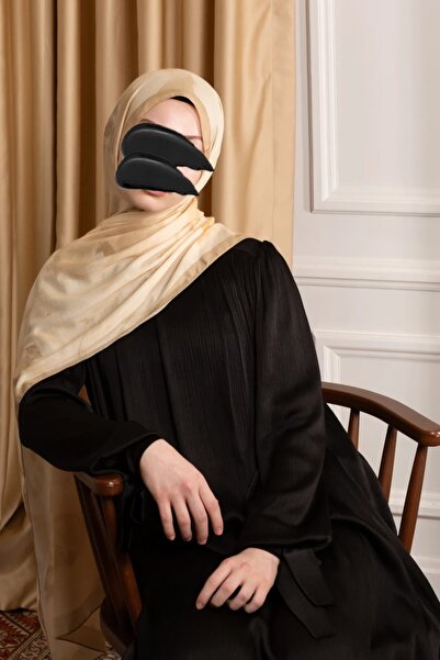 Emare Bulut Flora Με σχέδιο Μαλακό Σάλι - Βανίλια