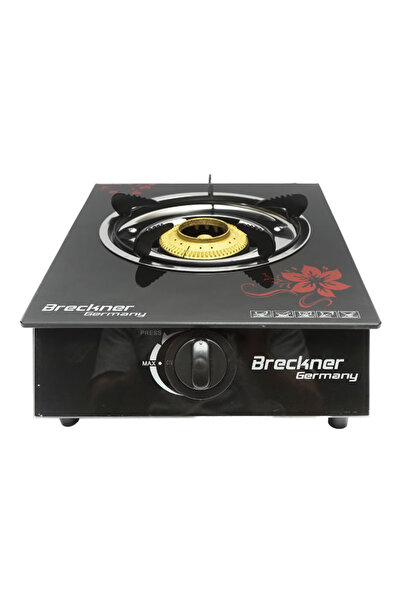 Scule Gas stove with one cast iron burner 3KW tempered glass 400x300x90mm Bre...