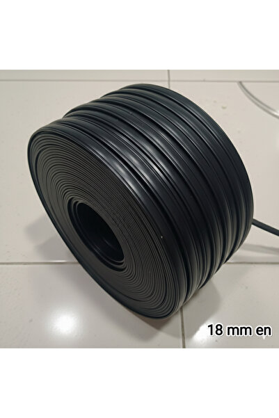lina oto aksesuar 18 mm siyah kauçuk özel üretim nikel şerit 4 metre