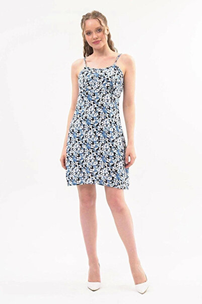 Sereia Women's Patterned Zero-Sleeve Strap Backless Comfortable Short Length ...