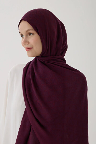 Zeta Group Îmbrăcăminte hijab pentru femei, sezonieră, culoare burgundă, șal ...