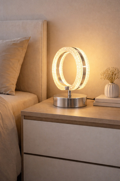 Turanconcept Ecrin Modern Masa Lambası Enerji Tasarruflu Dekoratif Led Abajur...