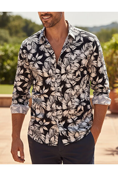 Evendi Shirt, Black/White