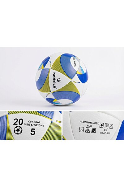 Hattrick Blaze Number 5 Soccer Ball - Suitable for Floor and Field Size 5
