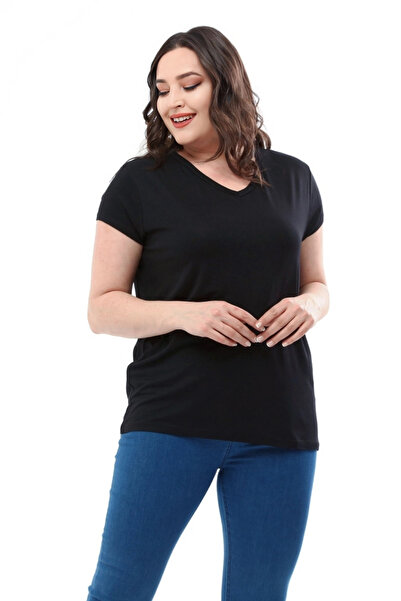 aytemas V-Neck Basic Blouse