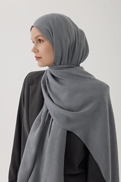 Zeta Group Îmbrăcăminte hijab pentru femei, de sezon, culoare gri închis, șal...