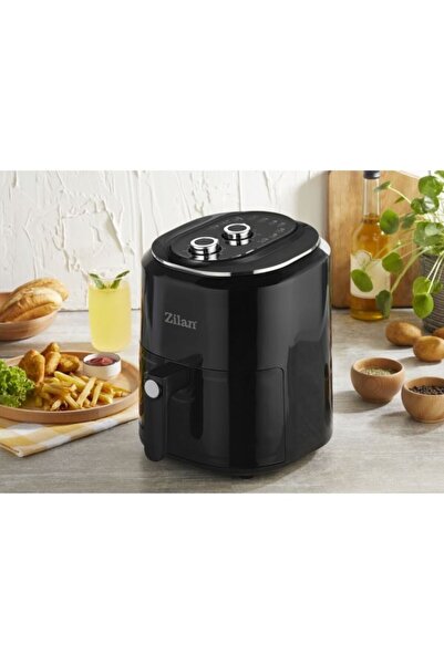 Floria Friteuza cu aer cald ZLN8009, 6L, 1360W, negru - gateste sanatos fara ...