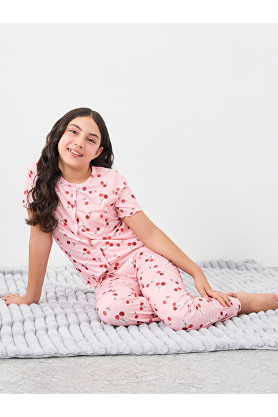 Styli All Over Print T-Shirt and Pyjama Set