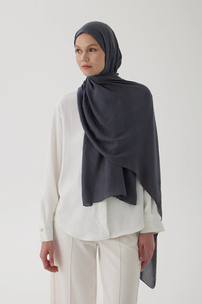 Astra Plus Îmbrăcăminte hijab pentru femei, sezonieră, culoare antracit, șal ...