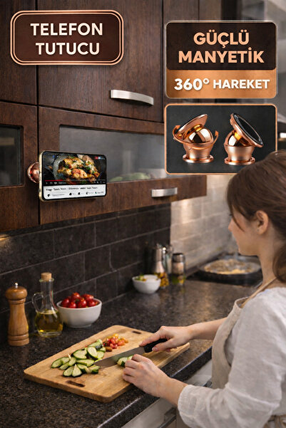 TOYFEST Rose 360° магнитен метален държач за телефон – магнитна стойка, която...