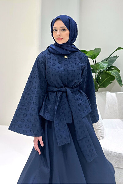 Ovn. Virella Düz Kesim Bağlamalı Takım - Lacivert