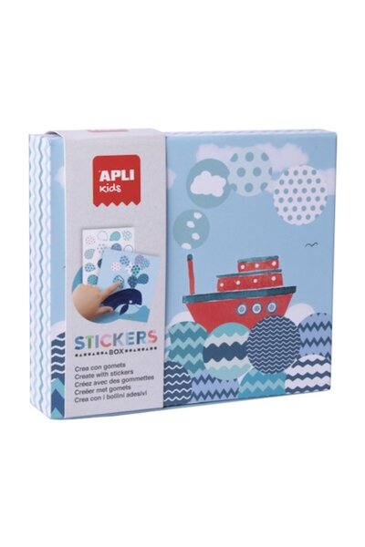 Apli Kids Creative Game with Stickers, Boats, APLI, 3 years+