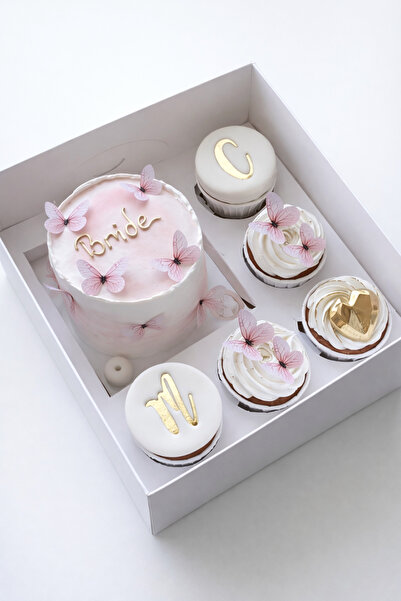 Ege Concept Life 5+1 Bento & Cupcake Kutusu 25x25x10 cm | Pastane & Organizas...