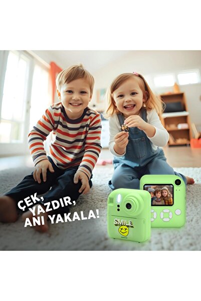 Polosmart PBS156 Dijital Kamera & Fotoğraf Makinesi Renkli Ekran 2.4 İnç Yeşil
