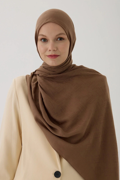 Astra Plus Îmbrăcăminte hijab pentru femei, de sezon, culoare bronz, șal jacq...