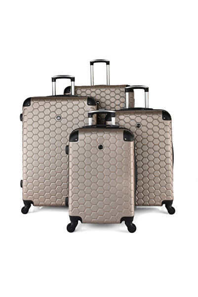 New Travel طقم حقائب سفر صلبة مكون من 4 قطع، مقاسات 32/28/24/20 بوصة، 852/4P