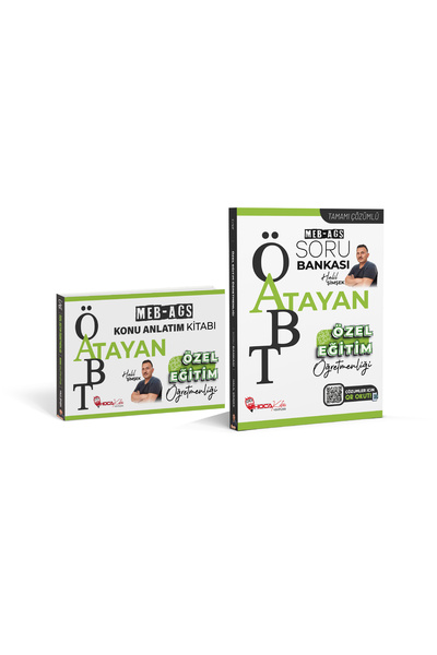 Hoca Kafası Yayınları 2026 MEB-AGS ÖABT Atayan Özel Eğitim Öğrt. Soru Bankası...