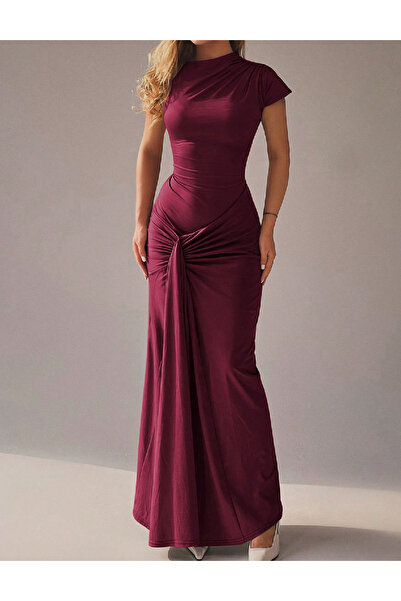Evendi Long dress, Burgundy