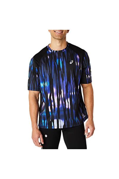Asics Men's Road Lite-Show FW 2024 Running T-Shirt-Blue/Black-S
