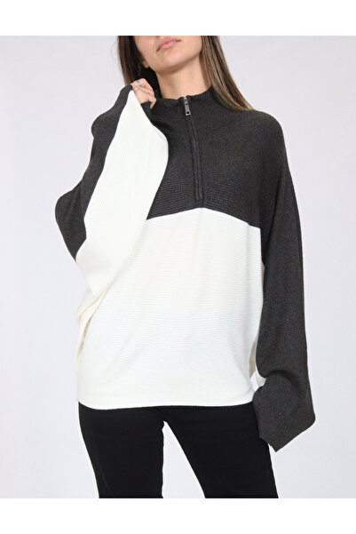 Evendi Blouse, Grey/white