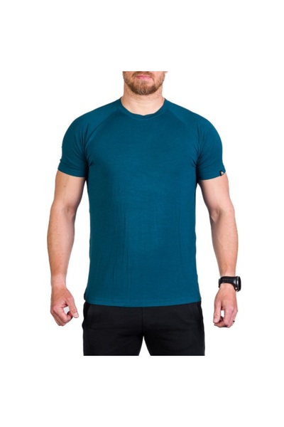 NORTHFINDER Men's technical t-shirt Tyrell-Dark Blue-2XL