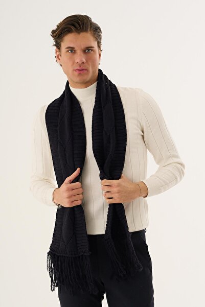 ALEXANDERGARDI Hair Braid Patterned Tassel Scarf