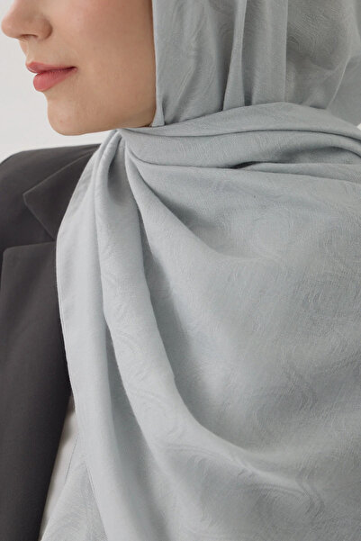 Astra Plus Îmbrăcăminte hijab pentru femei, de sezon, culoare gri deschis, șa...