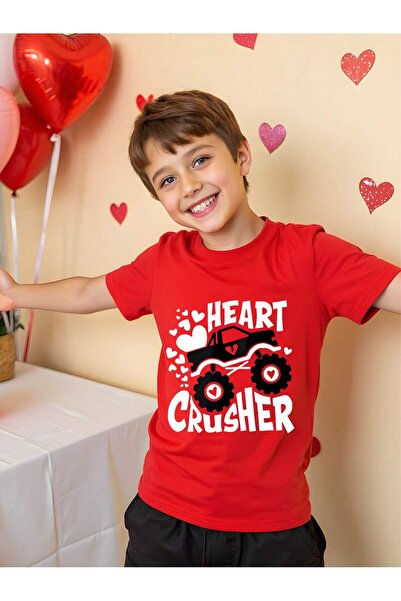 Velostra Детска тениска с принт на камион, удобна за ежедневно носене