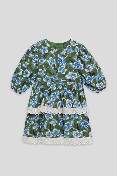 Tyess BG Store Kız Çocuk Desenli Elbise