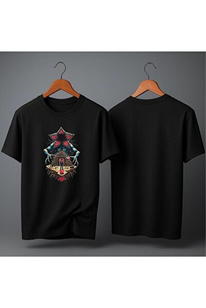 ELFERA STRANGER THINGS BASKILI TSHİRT