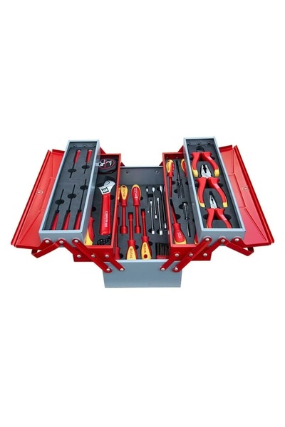 İzeltaş 8420 00 5046 Elektrikçi 45 Parça Dolu Takım Çantası