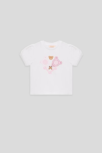 GB Baby Bg Store Baby Girl White Tshirt