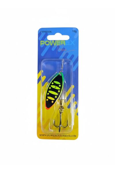 ONURAVBAYİİ Powerex Typhoon 16 gr. 5 cm. Döner Spin Kaşık mepps
