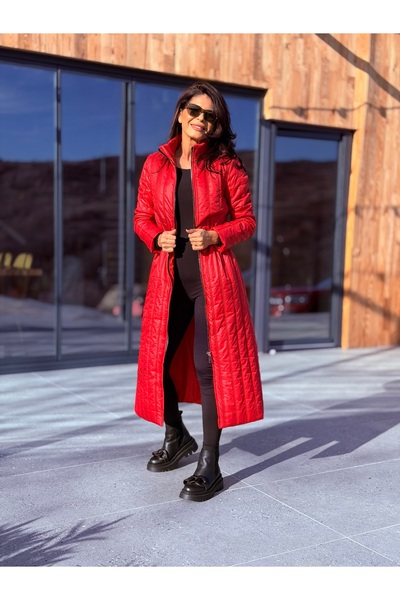 RAMONA BADESCU EXCLUSIVE Geacă Damă Lungă Matlasată – Model Maxi, Croială Cam...