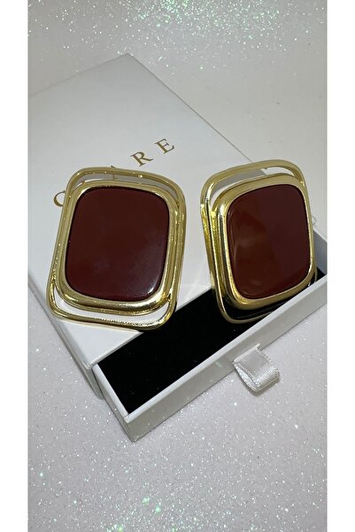 GLARE JEWELRY CO Zara Model Trend Paslanmaz Çelik Küpe