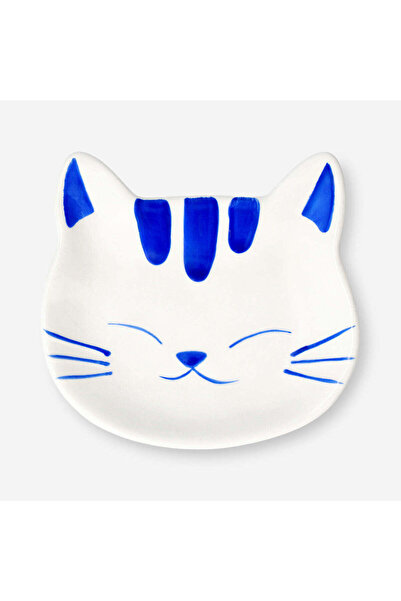 Flying Tiger Copenhagen Kedi Şeklinde Seramik Katı Sabunluk