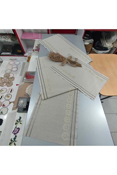 Antik Çeyiz El Dandelli Ödemiş Keteni Salon Takımı