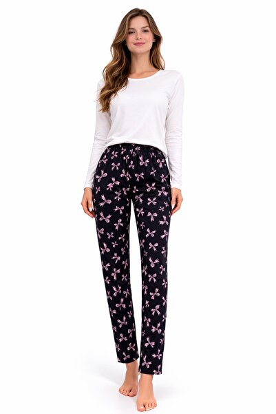 Lawina Giyim Kadın Yazlık Pamuklu Yumuşak Kumaş İnce Esnek Rahat Pijama