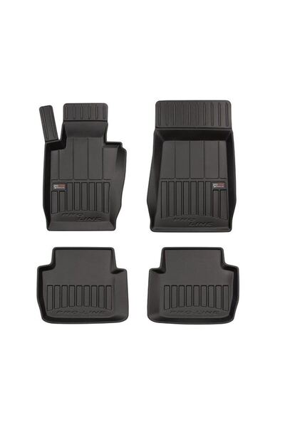 FroGum 3D Car Mats Set for BMW Series 3 E46 1998-2005, 4 pieces, Black