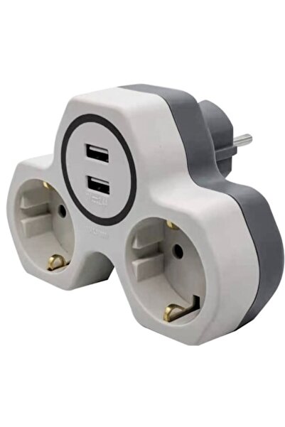 OEM Adapter with 2 sockets and 2 USB ports