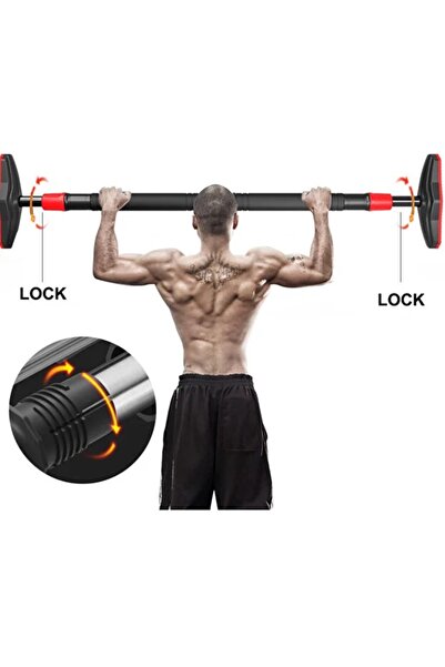 VAYNE 90-130 cm Ayarlanabilir Kapı ve Koridor Barfiksi Ev Tipi Barfix Demiri ...