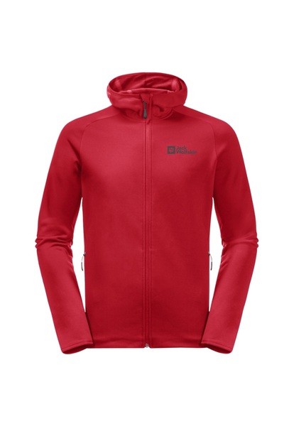 Jack Wolfskin Men's fleece Baiselberg FZ-Red-M